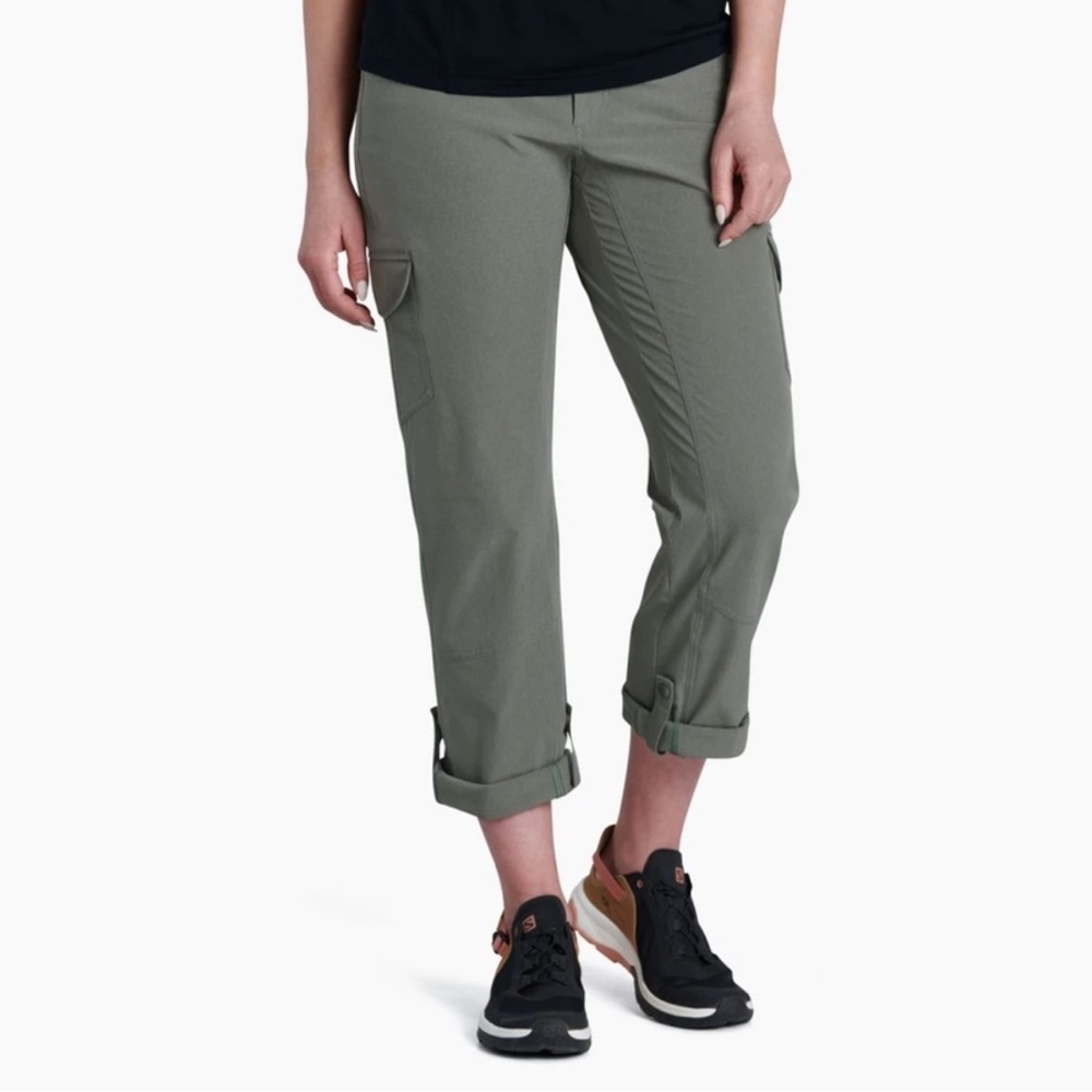 Kuhl Sun Protection FreeFlex Roll-Up Pant in Sage Sz 18W Like new condition